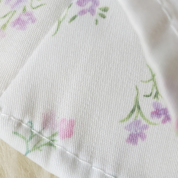 White Floral Print Puff-Sleeve Square Neck Midi Maxi Dress - Picture 10 of 12